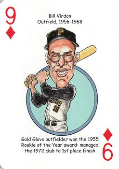 2020 Hero Decks Pittsburgh Pirates Baseball Heroes Playing Cards #9♦ Bill Virdon Front