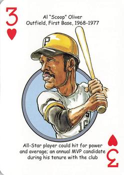 2020 Hero Decks Pittsburgh Pirates Baseball Heroes Playing Cards #3♥ Al Oliver Front