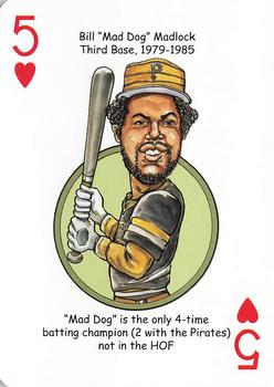 2020 Hero Decks Pittsburgh Pirates Baseball Heroes Playing Cards #5♥ Bill Madlock Front