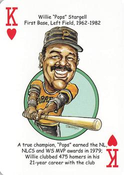 2020 Hero Decks Pittsburgh Pirates Baseball Heroes Playing Cards #K♥ Willie Stargell Front