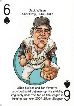 2020 Hero Decks Pittsburgh Pirates Baseball Heroes Playing Cards #6♠ Jack Wilson Front