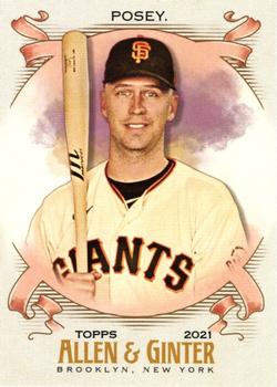 2021 Topps Allen & Ginter #13 Buster Posey Front