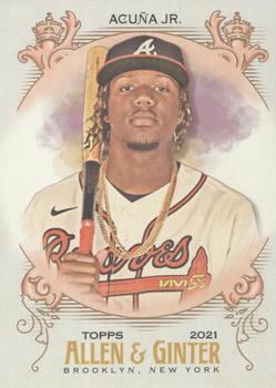 2021 Topps Allen & Ginter #72 Ronald Acuña Jr. Front