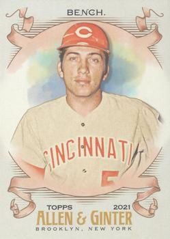 2021 Topps Allen & Ginter #73 Johnny Bench Front