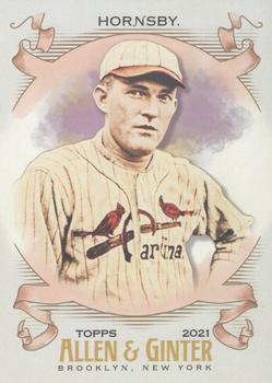 2021 Topps Allen & Ginter #177 Rogers Hornsby Front