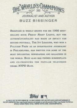 2021 Topps Allen & Ginter #262 Buzz Bissinger Back