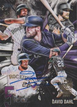 2021 Topps Archives Signature Series Active Player Edition - David Dahl #5T-50 David Dahl Front
