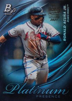 2021 Topps Archives Signature Series Active Player Edition - Ronald Acuna Jr. #PP-20 Ronald Acuna Jr. Front