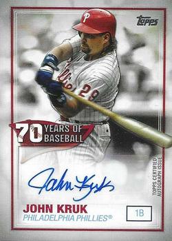 2021 Topps - 70 Years of Baseball Autographs #70YA-JK John Kruk Front