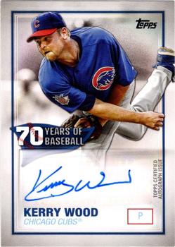 2021 Topps - 70 Years of Baseball Autographs #70YA-KW Kerry Wood Front