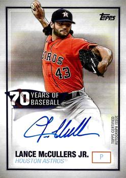 2021 Topps - 70 Years of Baseball Autographs #70YA-LM Lance McCullers Jr. Front