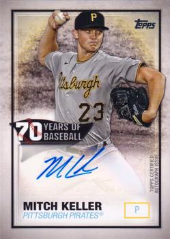2021 Topps - 70 Years of Baseball Autographs #70YA-MK Mitch Keller Front