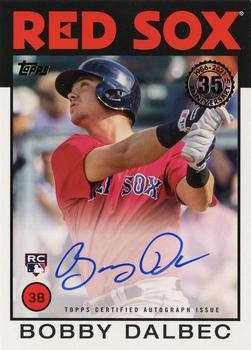 2021 Topps - 1986 Topps Baseball 35th Anniversary Autographs #86A-BD Bobby Dalbec Front