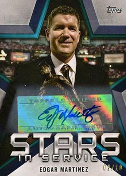 2021 Topps - Stars in Service Autographs #SIS-25 Edgar Martinez Front