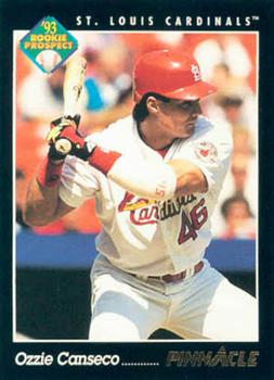1993 Pinnacle #272 Ozzie Canseco Front