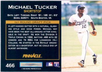 1993 Pinnacle #466 Michael Tucker Back
