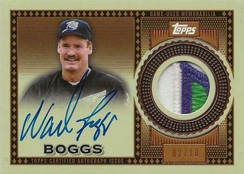 2021 Topps - Reverence Patch Autographs (Series 1) #RAP-WB Wade Boggs Front