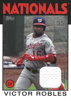 2021 Topps - 1986 Topps Baseball 35th Anniversary Relics (Series One) #86R-VR Victor Robles Front