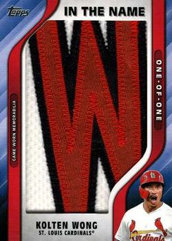 2021 Topps - In the Name (Series 1) #ITN-KW Kolten Wong Front