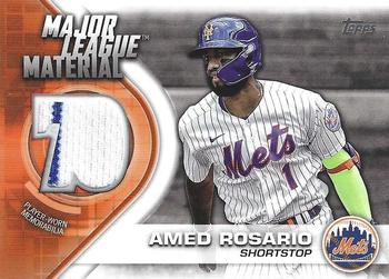 2021 Topps - Major League Material Relics (Series One) #MLM-AR Amed Rosario Front