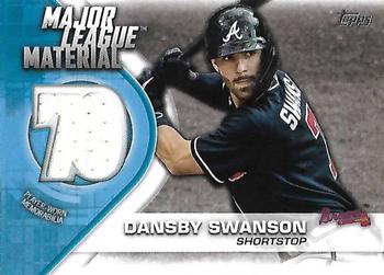 2021 Topps - Major League Material Relics (Series One) #MLM-DS Dansby Swanson Front