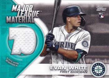 2021 Topps - Major League Material Relics (Series One) #MLM-EW Evan White Front