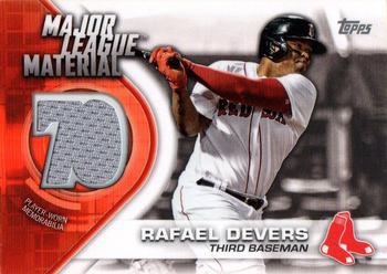 2021 Topps - Major League Material Relics (Series One) #MLM-RD Rafael Devers Front