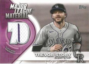 2021 Topps - Major League Material Relics (Series One) #MLM-TS Trevor Story Front