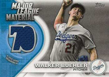 2021 Topps - Major League Material Relics (Series One) #MLM-WB Walker Buehler Front