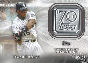 2021 Topps - 70th Anniversary Logo Patch (Series 1) #70LP-FT Frank Thomas Front