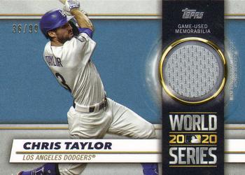 2021 Topps - World Series Champion Relics #WCR-CT Chris Taylor Front