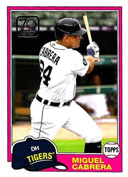 2021 Topps - 70 Years of Topps Baseball (Series 1) #70YT-31 Miguel Cabrera Front