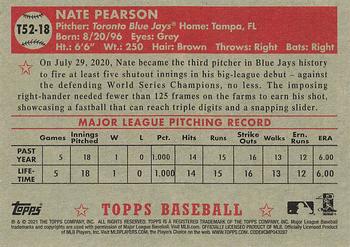 2021 Topps - 1952 Topps Redux #T52-18 Nate Pearson Back