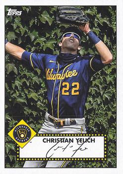 2021 Topps - 1952 Topps Redux #T52-50 Christian Yelich Front
