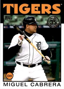 2021 Topps - 1986 Topps Baseball 35th Anniversary (Series One) #86B-26 Miguel Cabrera Front