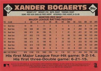 2021 Topps - 1986 Topps Baseball 35th Anniversary (Series One) #86B-28 Xander Bogaerts Back