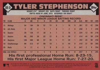 2021 Topps - 1986 Topps Baseball 35th Anniversary (Series One) #86B-39 Tyler Stephenson Back