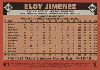 2021 Topps - 1986 Topps Baseball 35th Anniversary (Series One) #86B-52 Eloy Jimenez Back
