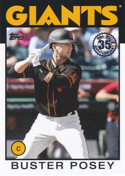 2021 Topps - 1986 Topps Baseball 35th Anniversary (Series One) #86B-58 Buster Posey Front