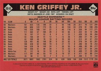 2021 Topps - 1986 Topps Baseball 35th Anniversary (Series One) #86B-60 Ken Griffey Jr. Back