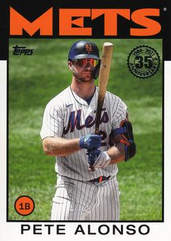 2021 Topps - 1986 Topps Baseball 35th Anniversary (Series One) #86B-65 Pete Alonso Front