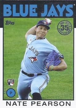 2021 Topps - 1986 Topps Baseball 35th Anniversary (Series One) #86B-69 Nate Pearson Front