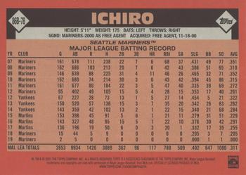2021 Topps - 1986 Topps Baseball 35th Anniversary (Series One) #86B-78 Ichiro Back