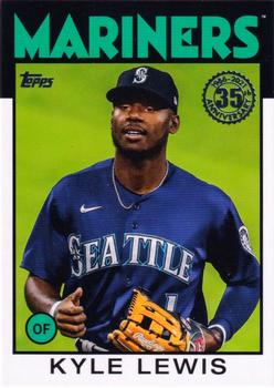 2021 Topps - 1986 Topps Baseball 35th Anniversary (Series One) #86B-86 Kyle Lewis Front