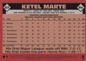 2021 Topps - 1986 Topps Baseball 35th Anniversary (Series One) #86B-89 Ketel Marte Back