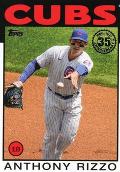 2021 Topps - 1986 Topps Baseball 35th Anniversary (Series One) #86B-91 Anthony Rizzo Front