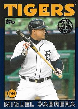 2021 Topps - 1986 Topps Baseball 35th Anniversary Blue (Series One) #86B-26 Miguel Cabrera Front