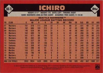2021 Topps - 1986 Topps Baseball 35th Anniversary Blue (Series One) #86B-78 Ichiro Back