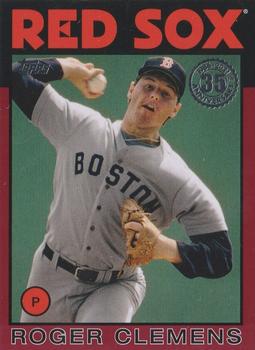 2021 Topps - 1986 Topps Baseball 35th Anniversary Red (Series One) #86B-40 Roger Clemens Front