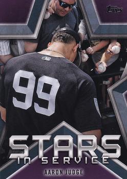2021 Topps - Stars in Service #SIS-3 Aaron Judge Front
